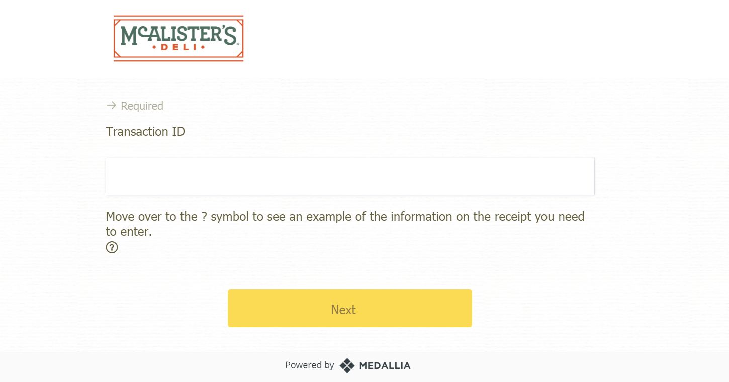 www.Talktomcalisters.com - Get Free Coupon Code - Mcalister's Deli Survey