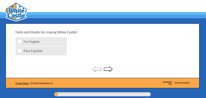 www.whitecastle.com/survey – White Castle Survey – 2 free sliders